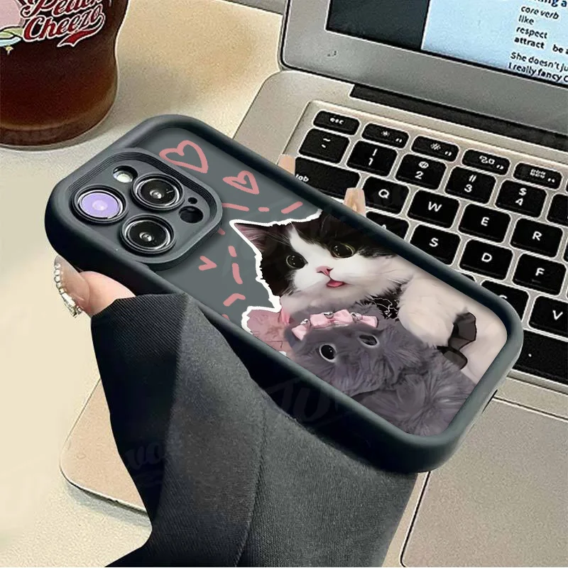 Funda con forma de corazón de amor para Xiaomi Redmi Note 13, 12, 11 Pro Plus, 4G, 5G, 12S, 11S, 10S, 10, 9, 9S, Redmi 14C, 13C, 12C, A3, 12 - imagen 3