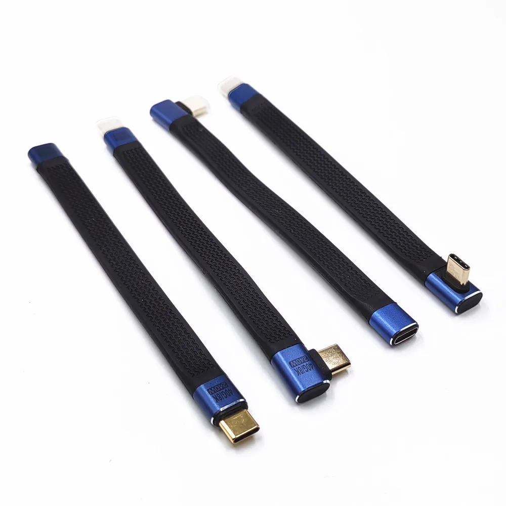 Cable USB C a USB tipo C de 40Gbps para MacBook Pro carga rápida USB 4,0 Gen3 240W PD carga rápida para Cable de carga Samsung Xiaomi