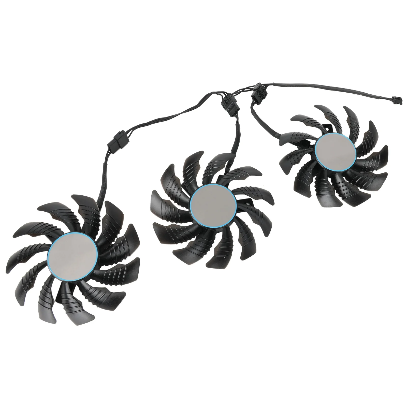 Ventilador de tarjeta de Video Original para Gigabyte Radeon RX 6700XT 6600XT 6600 RTX 3070Ti 3070 EAGLE 78MM PLD08010S12HH GPU Fan, nuevo - imagen 2