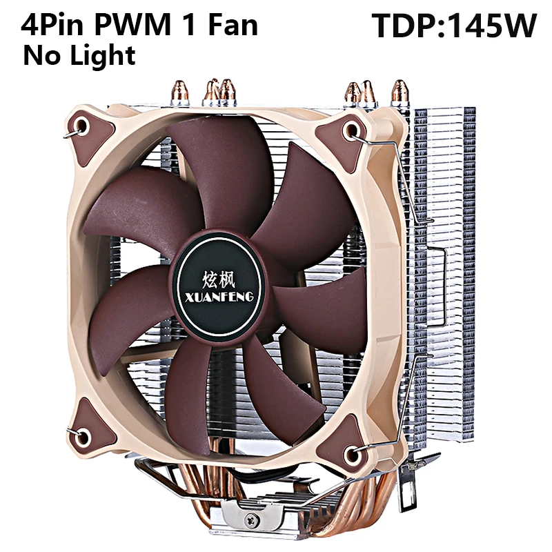 4 Heat-pipe 4P 1 Fan