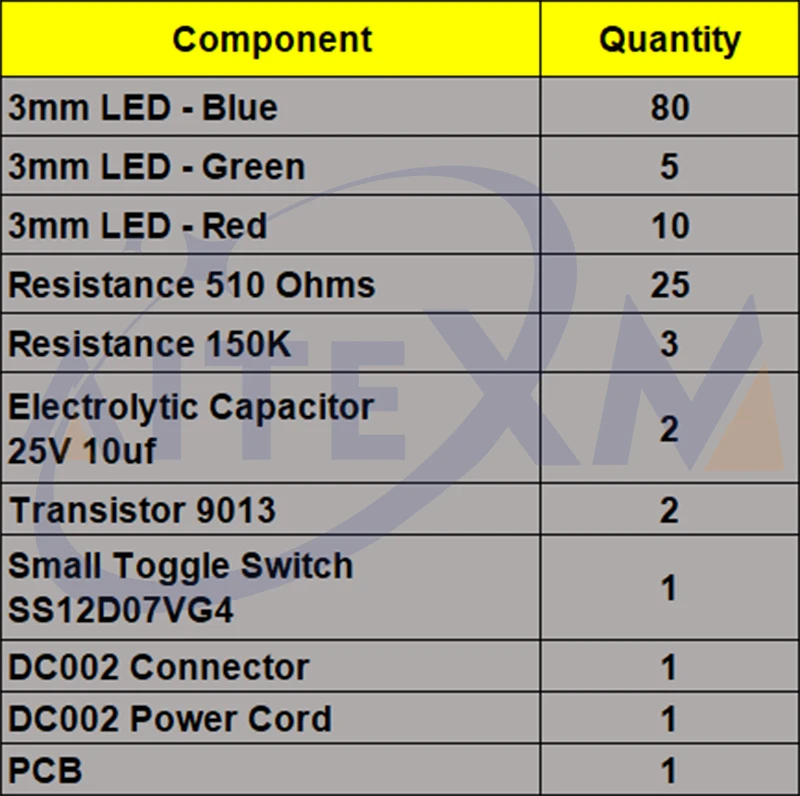 1 Juego de campanas oscilantes de laboratorio, Campana de viento oscilante, Kit electrónico divertido DIY, campana de viento de 95 LED, Kit de aprendizaje de 5V y 9V para Arduino - imagen 5
