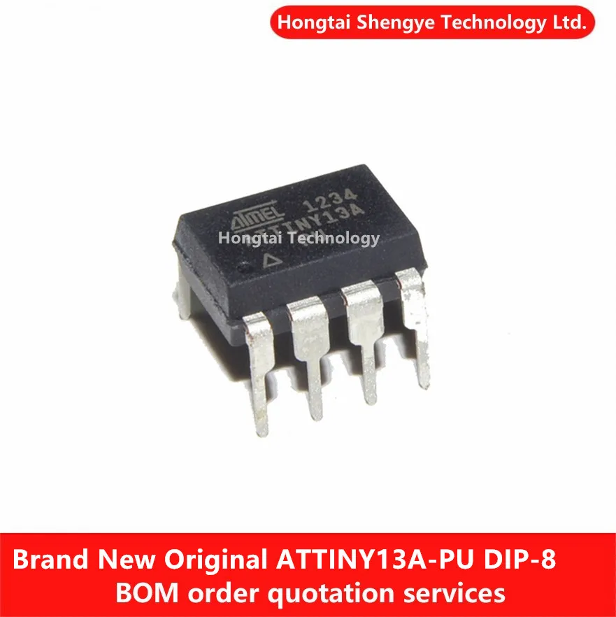 Nuevo microcontrolador original ATTINY13A-PU en línea DIP-8 AVR chip IC microcontrolador de 8 bits