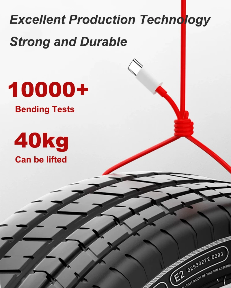 OnePlus 150W carga de urdimbre USB C a tipo C PD Cable Super VOOC Cable de carga rápida para OnePlus 13 13R Ace 2 3 5 Pro Nord CE 2 3 4 - imagen 5