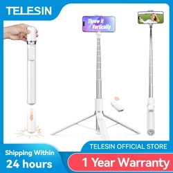 TELESIN Palo Selfie con Trípode y Apertura Automática