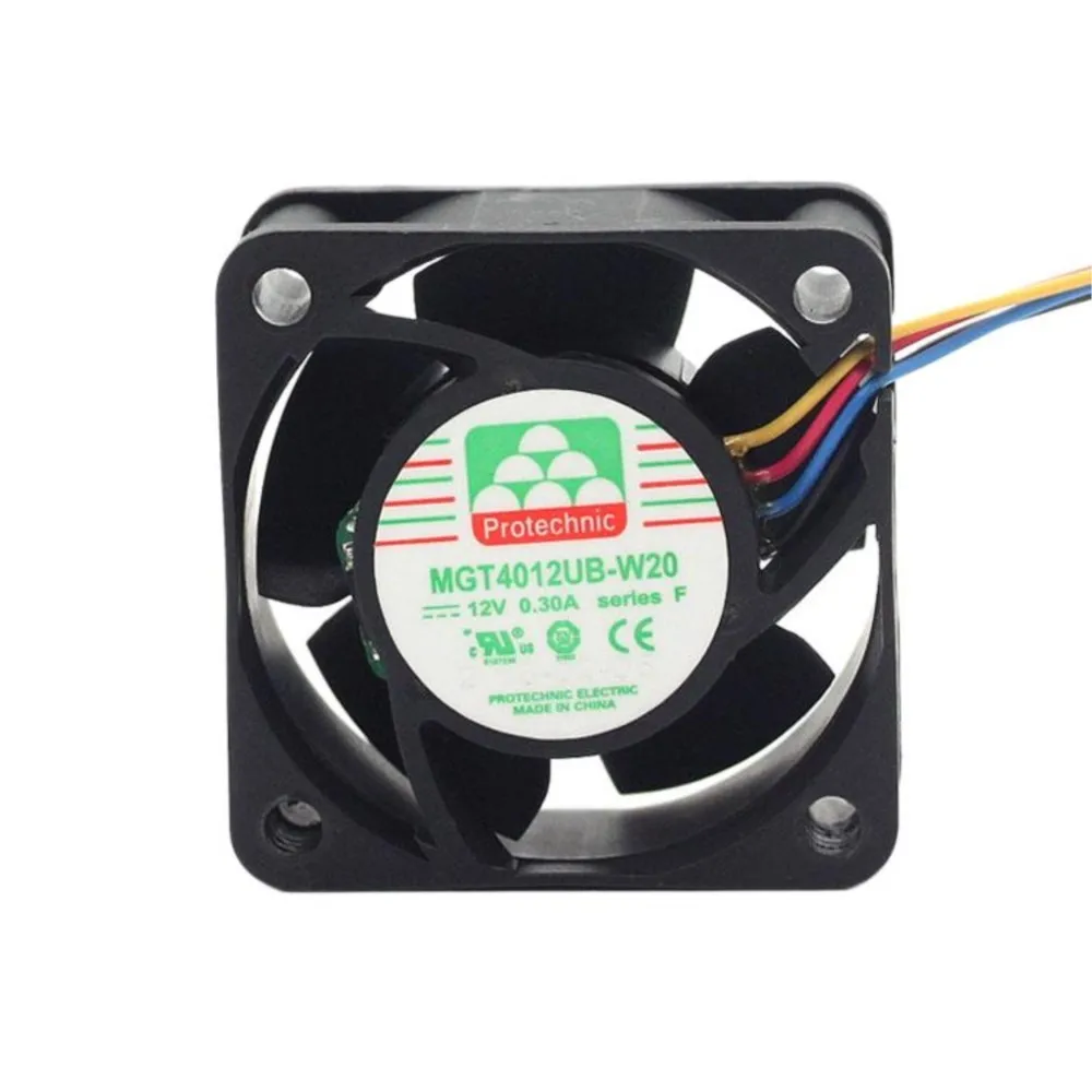 Ventilador Servidor 40mm 12V 0.3A 4 Cables Refrigeración - imagen 3