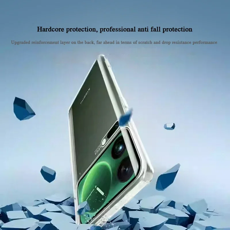 Funda transparente fina Original para Xiaomi 17 Pro Max 5G, fundas protectoras de lujo de silicona a prueba de golpes y antiarañazos para teléfono