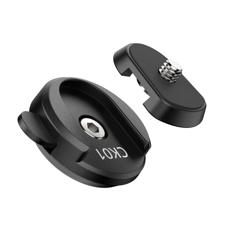 Ulanzi Kit básico CK01 de liberación rápida/CK02 Clip para mochila con rosca de 1/4" para fotografía, adaptador de expansión para cámaras de acción ligeras - imagen 2