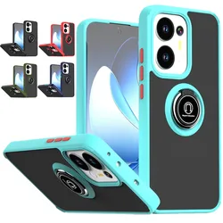 Funda antigolpes con anillo magnético para OPPO Reno 13F/13 FS/13 Pro