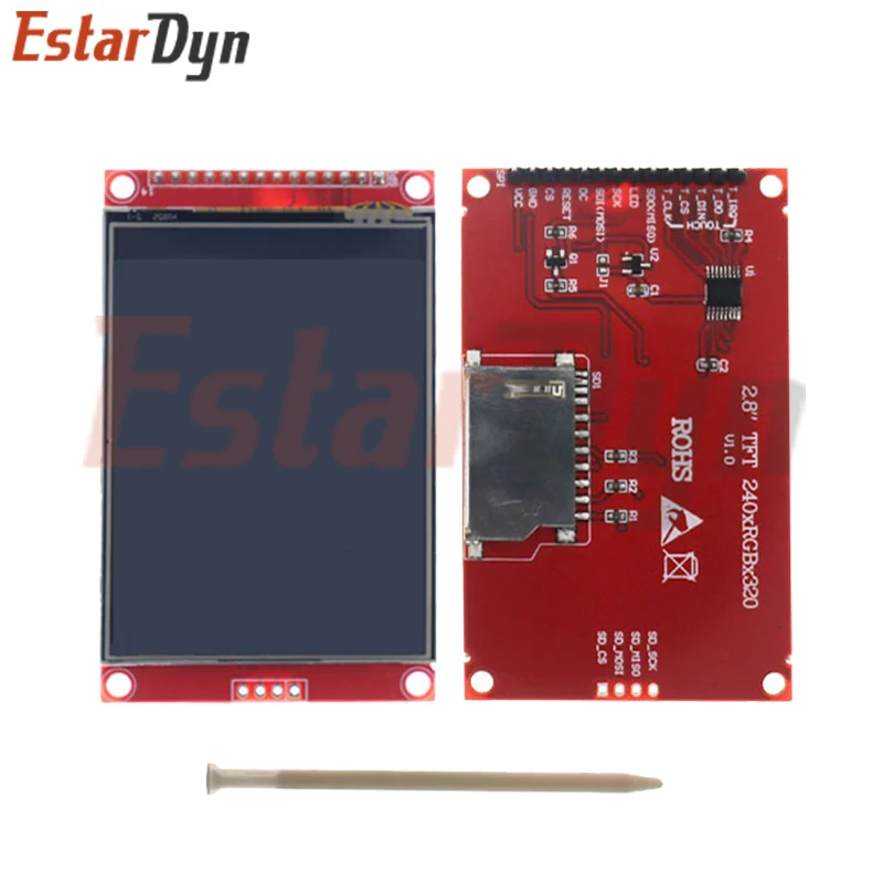 1,8 "TFT 2,4" TFT 2,8 "TFT con pantalla táctil 240*320 pantalla inteligente Drive IC ILI9341 ST7789 módulo IC de unidad - imagen 4