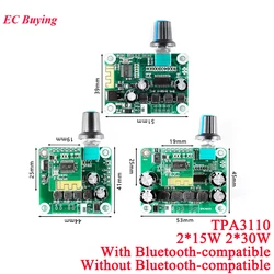 Módulo amplificador TPA3110 Clase D con Bluetooth para audio estéreo