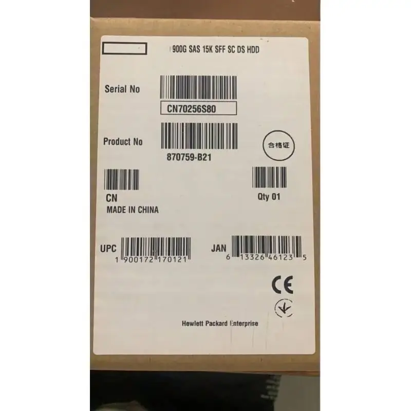 Para hp 870759-B21 870795-001 disco duro interno 900GB SAS 12G 15K SFF nuevo