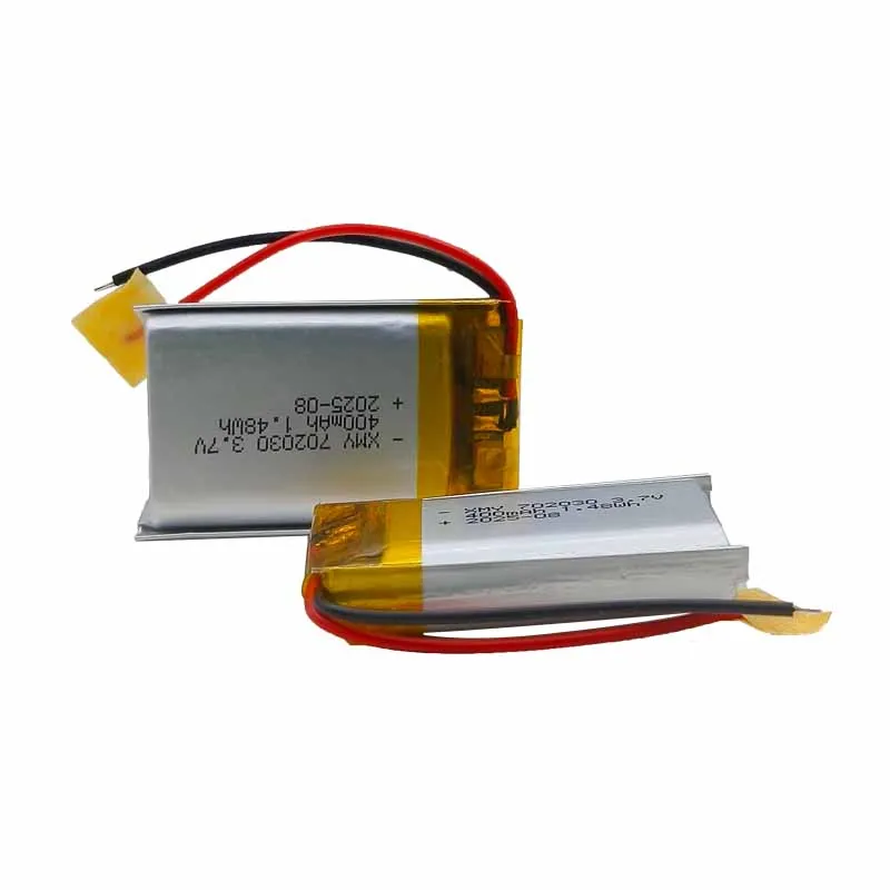 400mAh 3,7 V 702030 batería de polímero de litio para instrumentos de belleza juguetes DIY MP3 GPS PSP DVR Control remoto Drone - imagen 5