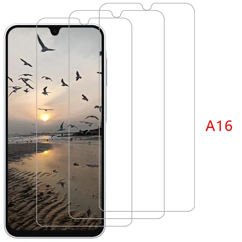 Vidrio templado protector para samsung galaxy a16 4g 5g protector de pantalla en samsunga16 galaxya16 a 16 16a 4 5 g película de vidrio samsumg