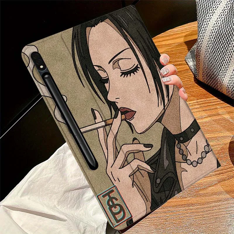 Nana Comic Cool para Samsung Galaxy Tab S11 S10 S9 S8 S7 S6 A10.1 A9 A8 A7 10,9 10,1 10,4 Lite FE Plus pulgadas funda para tableta - imagen 4