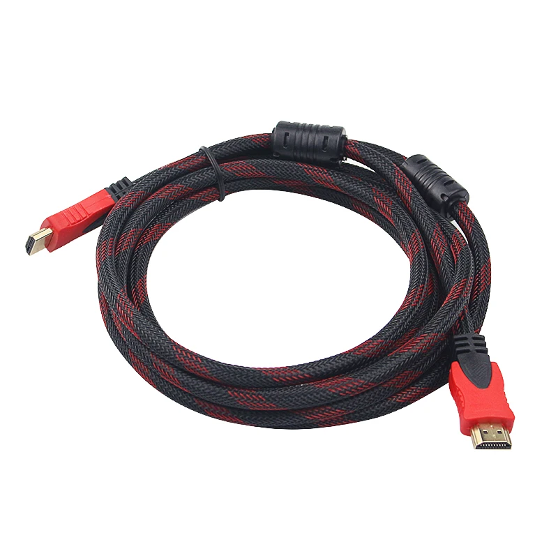 Cable compatible con HDM, adaptador macho a macho, Cable antiinterferencias compatible con HDMI para PC, portátil, TV, Raspberry Pi Orange Pi