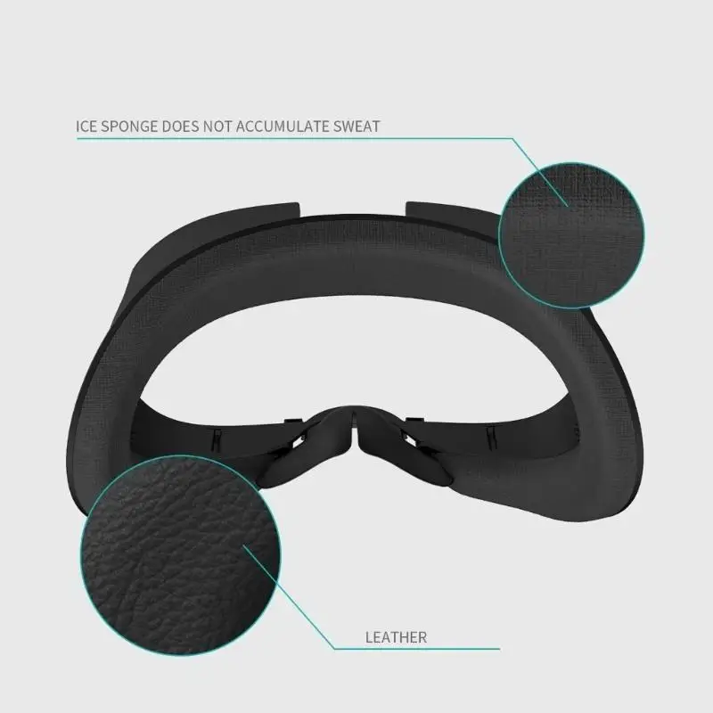 Y1UB cubierta transpirable Marco interfaz y cubierta espuma para auriculares cubierta - imagen 5