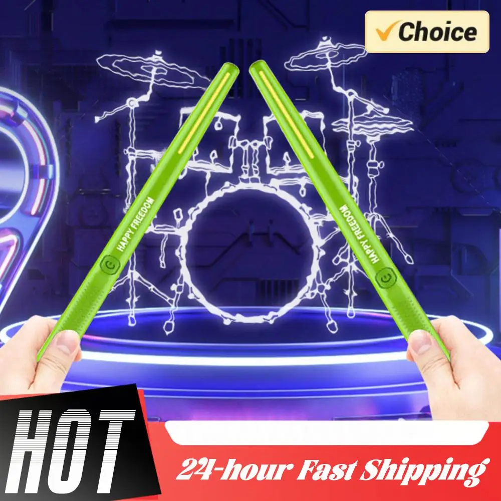 Batería electrónica inteligente Virtual, Kit de batería de aire de bolsillo eléctrica con baquetas, pedales, Kit convertidor de Audio para adultos y niños principiantes - imagen 3