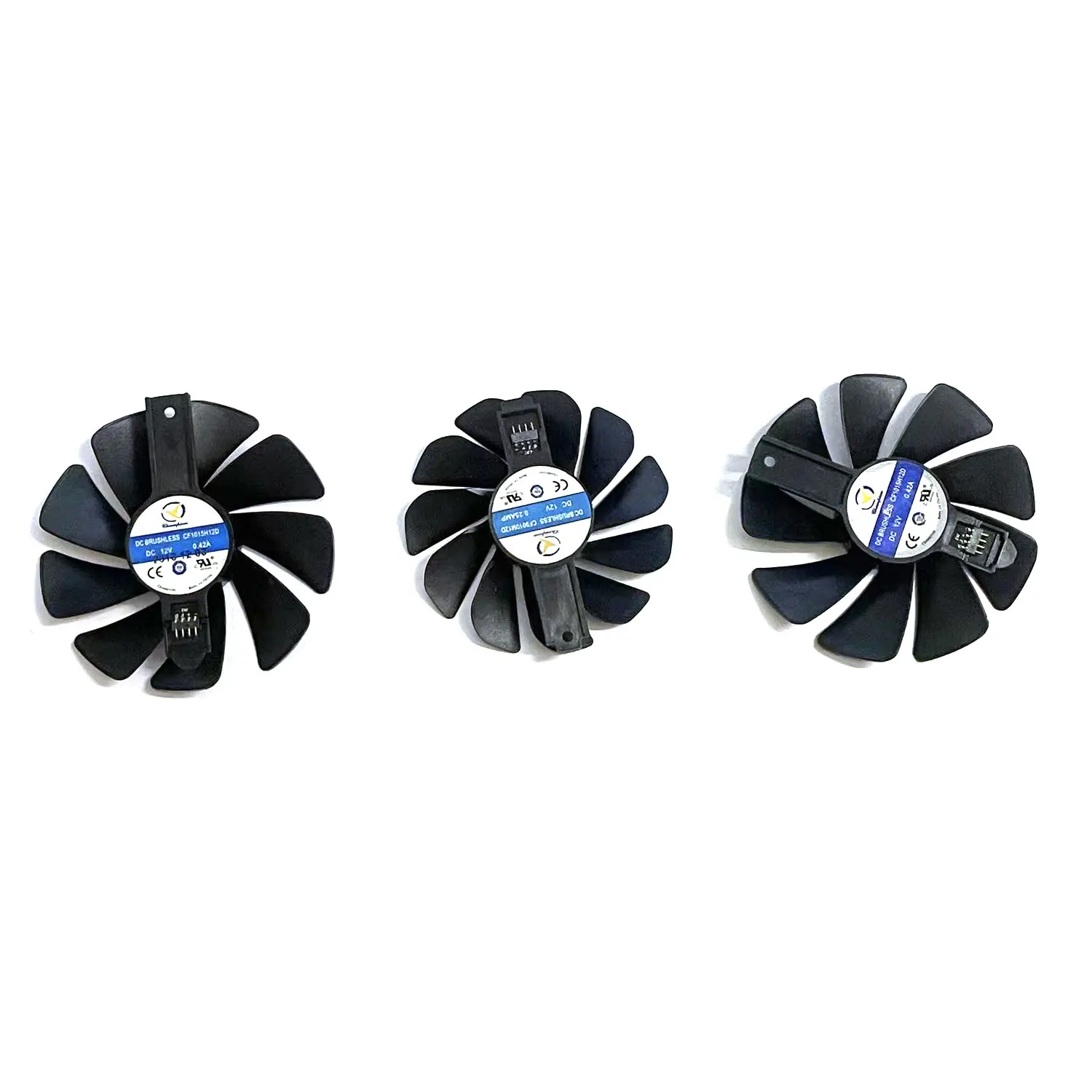 Ventilador GPU Original de 4 pines 85M CF9010M12D 95MM CF1015H12D RX VEGA 64 para Sapphire RX VEGA 64 8G HBM2 Ultra Platinum edición limitada - imagen 3