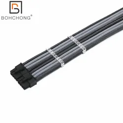 Cable Extensión PCIe 8 Pines Macho a Hembra para GPU - 18 AWG