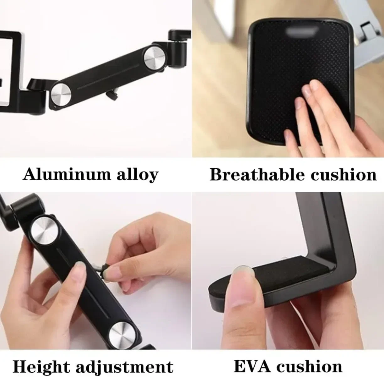 Extensor ergonómico de soporte para reposabrazos para computadora de escritorio 360 ° Cojín giratorio para codo, soporte para reposamuñecas para el hogar y la oficina - imagen 5