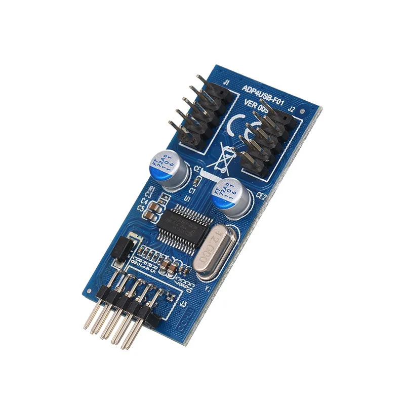 Accesorios de placa base de ordenador, herramientas de red, Pin USB 1 en 2, USB 2,0, 9 pines a interfaz Dual de 9 pines, accesorios de periféricos de Host - imagen 4