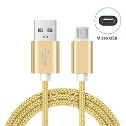 Cable Micro USB Trenzado Nailon Carga Antidesgaste Samsung Redmi Honor