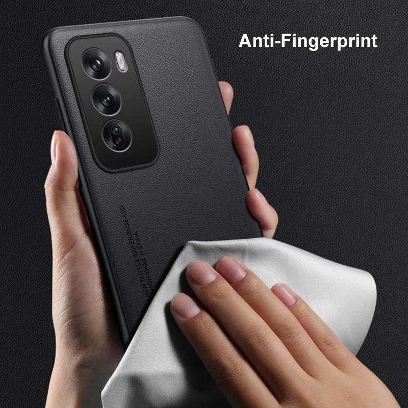 Funda de cuero PU de lujo para OPPO Reno 12 Pro 5G 12Pro, funda trasera de silicona con protección completa para teléfono OPPO Reno 12 Reno12 Pro - imagen 5