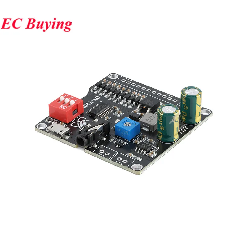 Reproductor MP3 de voz DC 6-35V 10W 20W, módulo Vontrol, disparador uno a uno, tarjeta de memoria TF, disco U, Audio personalizado T20L - imagen 2