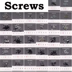 Tornillos de repuesto para PS2 PS3 PS4 Pro PS5 XBOX 360 XBOX ONE PSP1000 2000 3000 3DS XL SNES NDSL SWITCH GB GBA GBP Kit de tornillos