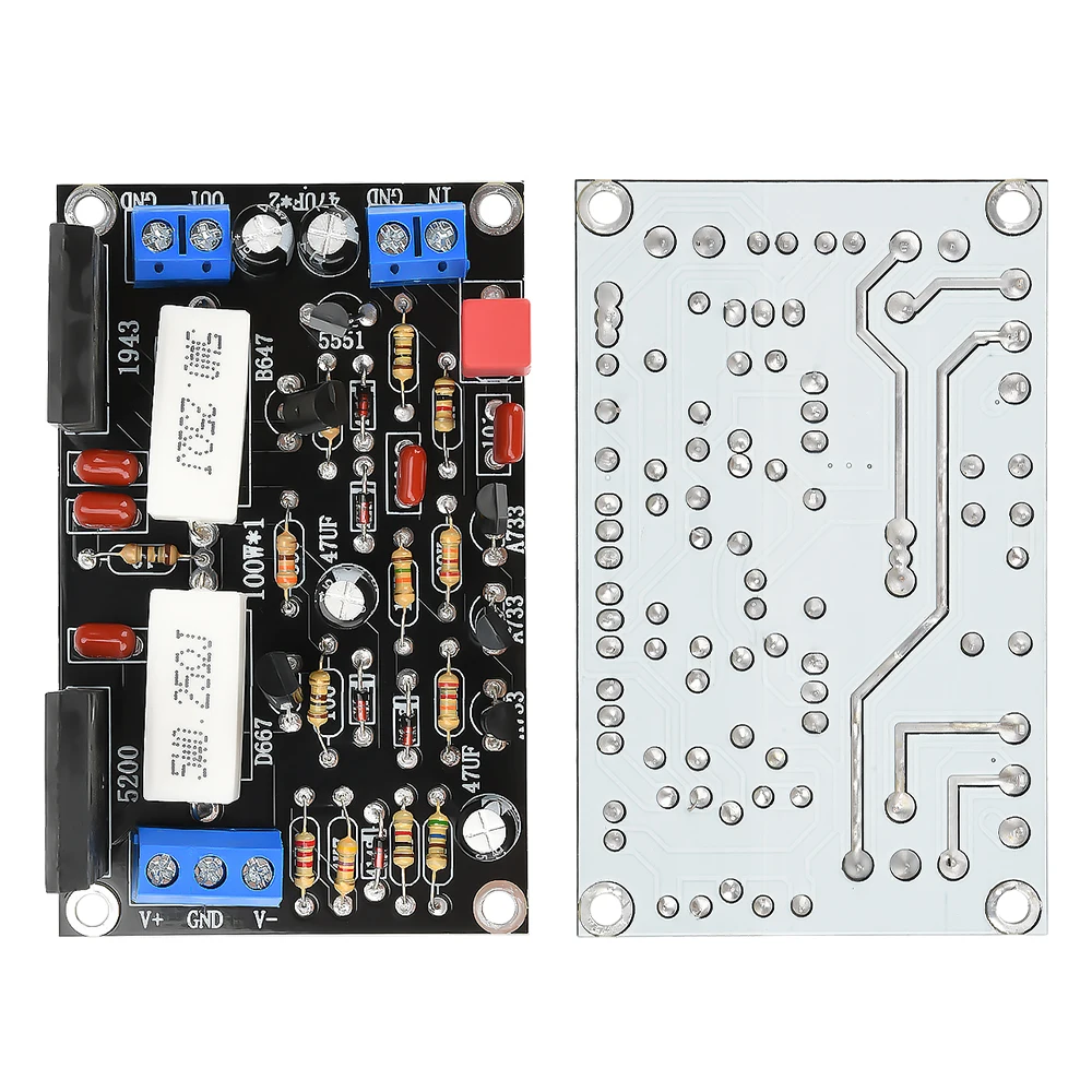 Placa amplificadora trasera DC -10V ~ 45V módulo amplificador de Audio HiFi Mono 100W amplificador de Audio amplificador de cine en casa - imagen 3