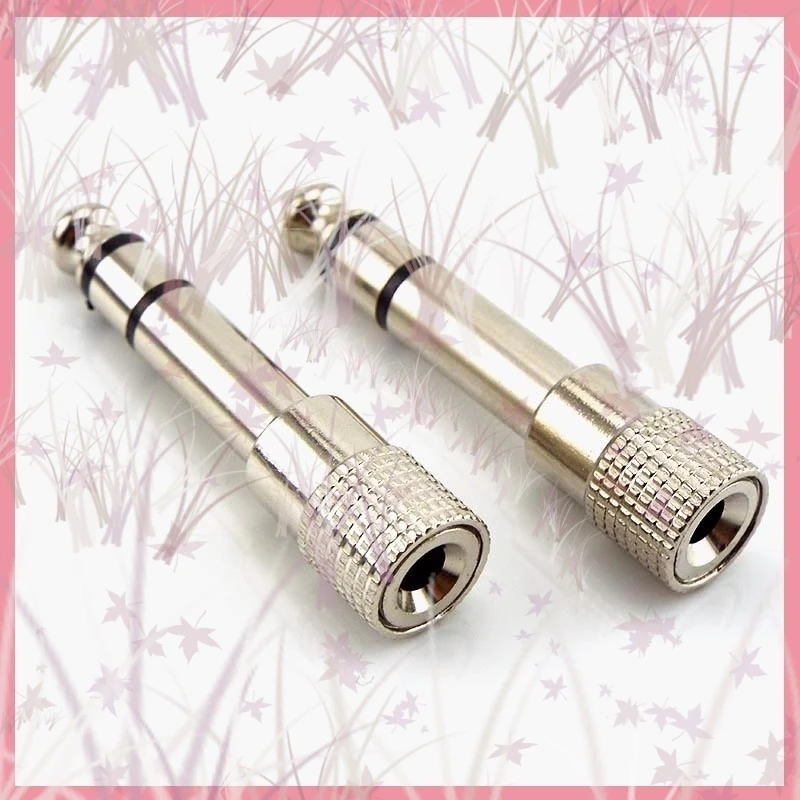 Conector macho de 6,35mm y 1/4 "a conector hembra de 3,5mm y 1/8", conectores estéreo, adaptador de Audio para altavoz y auriculares, micrófono para el hogar B6 - imagen 3