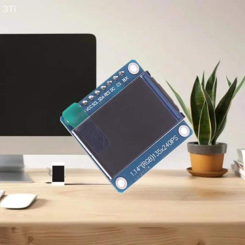 Impresionante pantalla LCD TFT de 1,14", puerto SPI, pantalla táctil, 65K en color para Arduino, alta resolución 135x240 - imagen 2