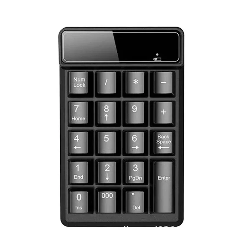 Nuevo teclado inalámbrico de 2,4 GHZ, Mini teclado numérico USB, 19 teclas, teclado numérico, receptor para contabilidad, portátil y PC - imagen 5