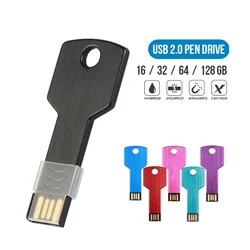 JASTER Pendrive Metálico - Forma de Llave, Resistente al Agua