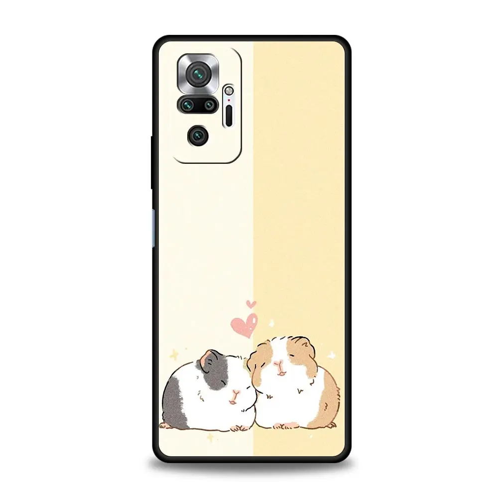 Animal conejillo de indias Cavy funda de teléfono para Xiaomi Redmi Note 14 13 12 5G 11 10 Pro Plus 4G 9S 9 14C 13C 12C 10C 9C 9A cubierta suave - imagen 3