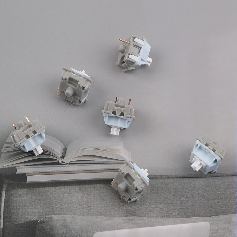 Jarvis James Donkey teclado mecánico interruptor lineal interruptor silencioso 35g Actuación fábrica lubricante Huano - imagen 3