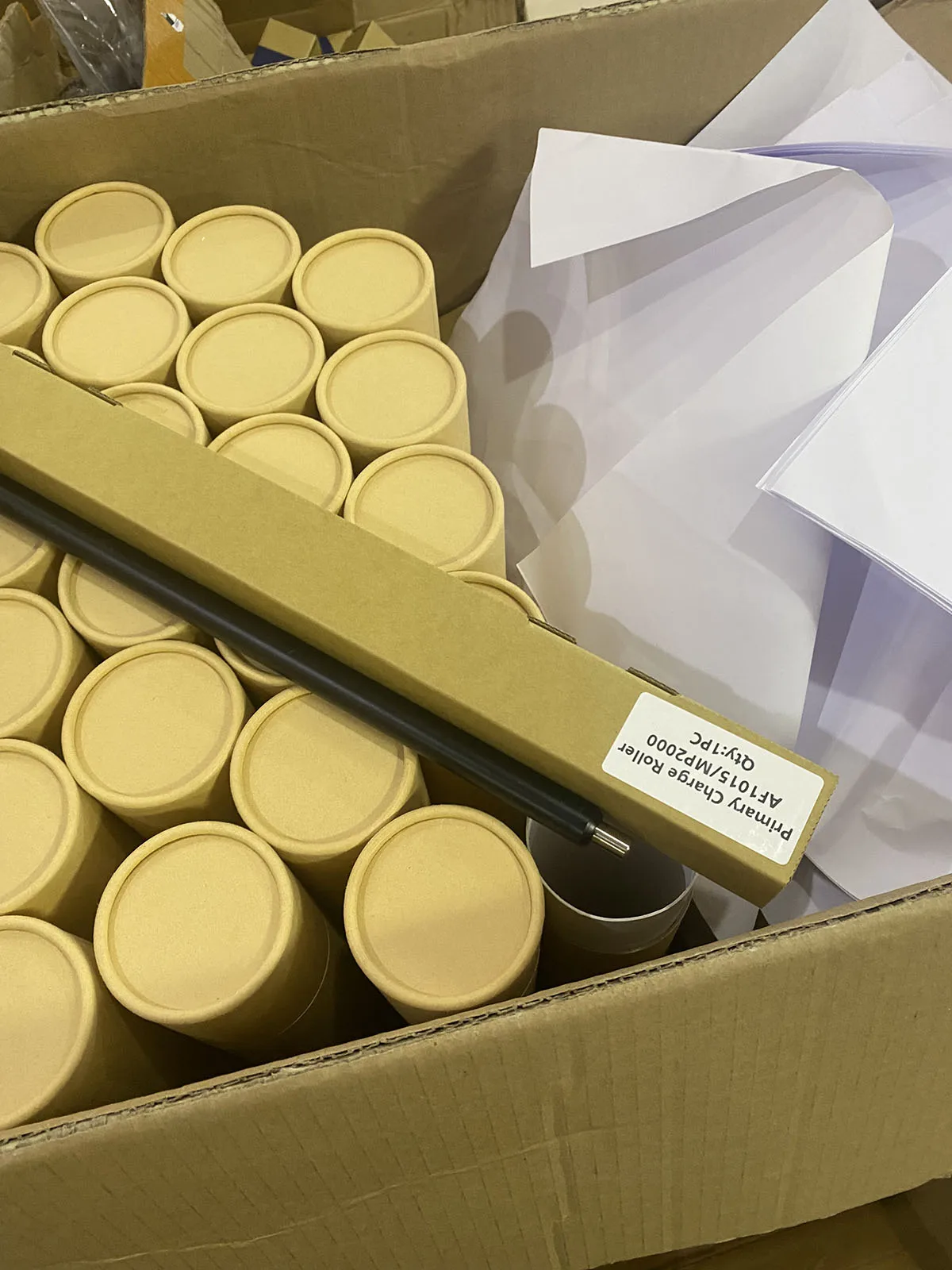 3 uds AD027018 G052-3510 G0523510 nuevo rodillo de carga primaria Compatible para Ricoh Aficio MP1600 MP1610 MP1800 MP2000 MP2500 PCR