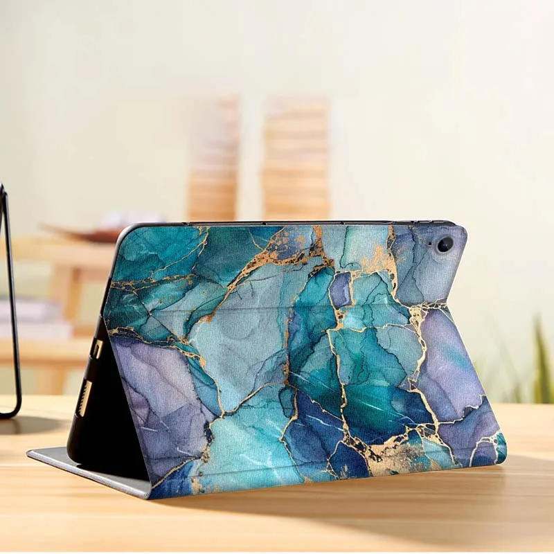 Textura de mármol de lujo arte fresco para Samsung Galaxy Tab A A7 A8 A9 A11 S6 S11 10,1 10,4 10,5 pulgadas Lite Plus funda para tableta - imagen 4