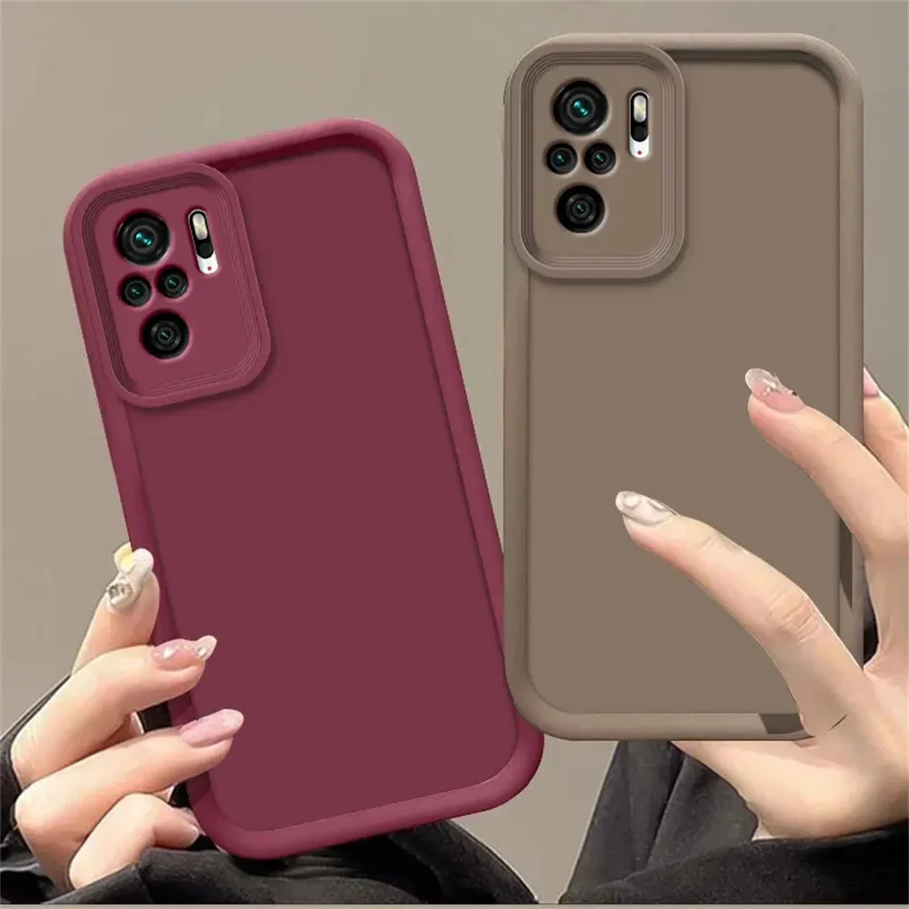 Para Redmi Note 10 10S 4G funda trasera de silicona suave para Redmi Note 10 Pro Max funda de parachoques de lujo a prueba de golpes Fundas suaves