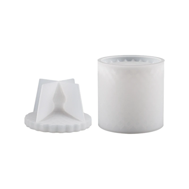 Molde de almacenamiento de dulces de Navidad esmaltado, manualidades DIY, goma de goteo de cristal con tapa, 2 piezas - imagen 2