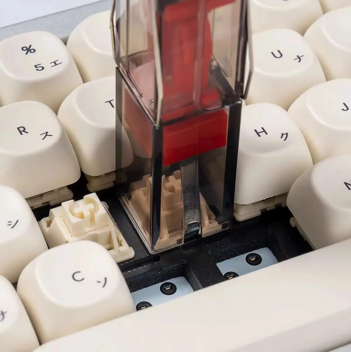 JUMPEAK-extractor de interruptor de teclado mecánico intercambiable en caliente, removedor de teclas 2 en 1, herramienta de desmontaje de personalización DIY para juegos - imagen 5