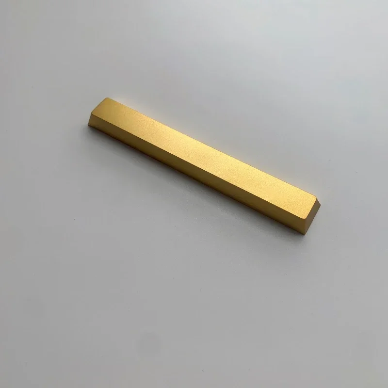 Echome Metall Leertaste einfache CNC matt benutzer definierte Aluminium Tastatur Kappe 6,25 U OEM Profil handwerkliche Tasten kappe für mechanische Tastatur - imagen 5
