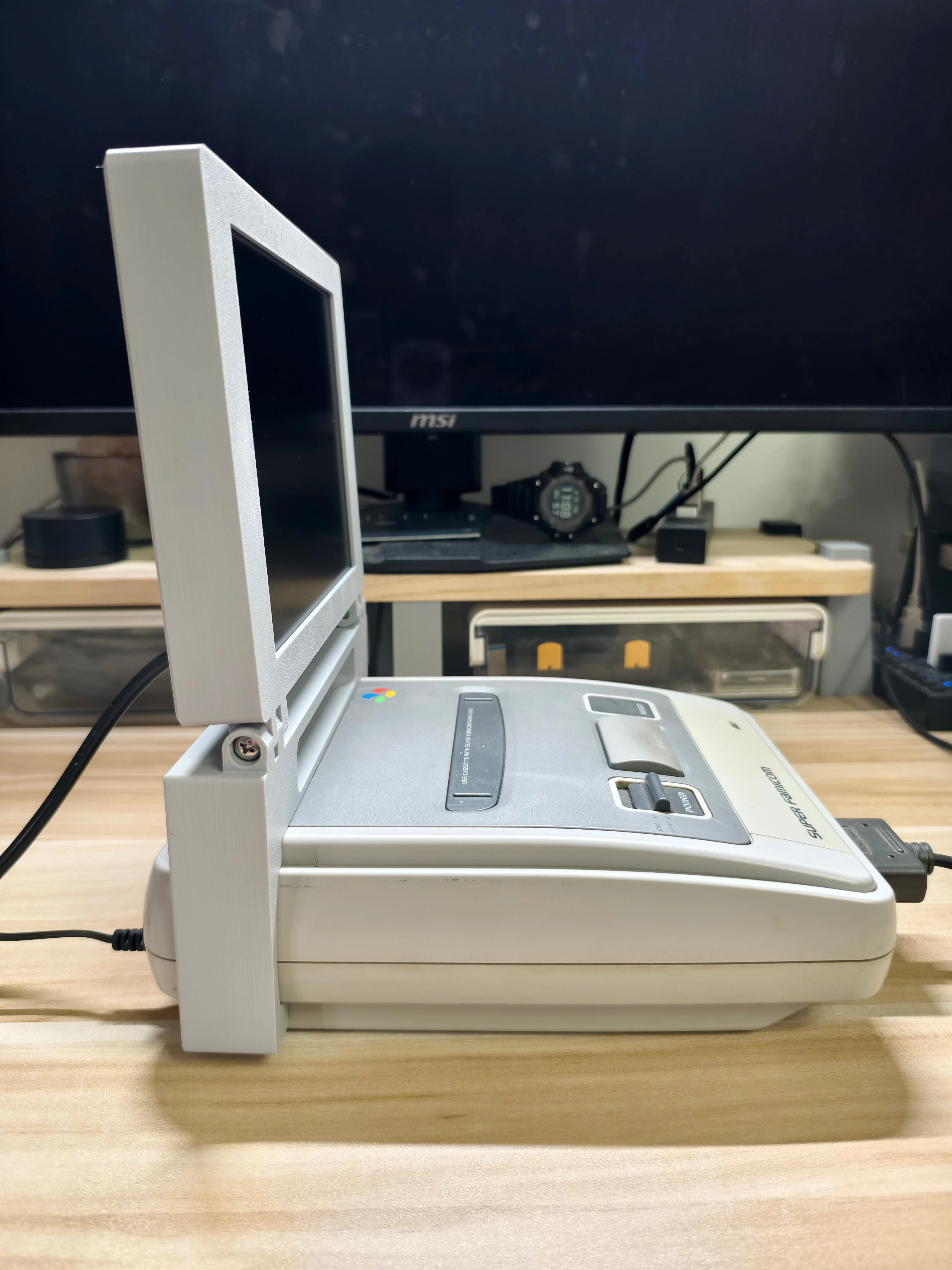 Juego de arcado RETRO de 8 pulgadas, pantalla práctica para consolas SFC, resolución LCD DIY, Mini Monitor de 1024x768 para salida AV SNES - imagen 5