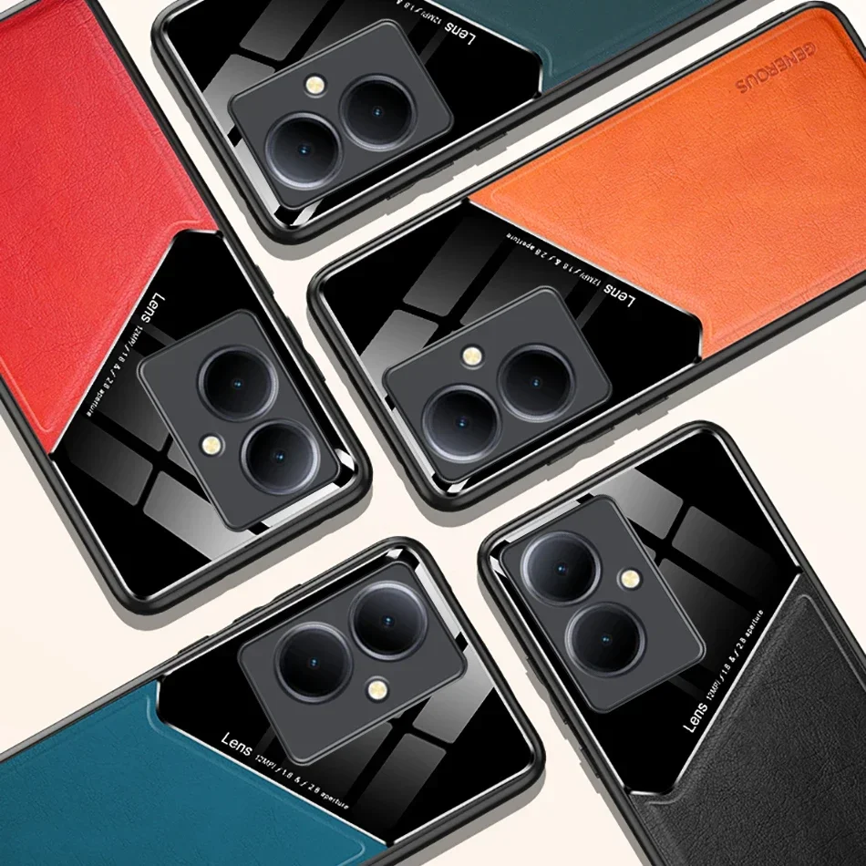 Funda a prueba de golpes para Xiaomi Redmi 13C 12 5G 12C 10C A1 Plus 10A 9C 9A 8 8A, funda protectora con soporte magnético para coche - imagen 2