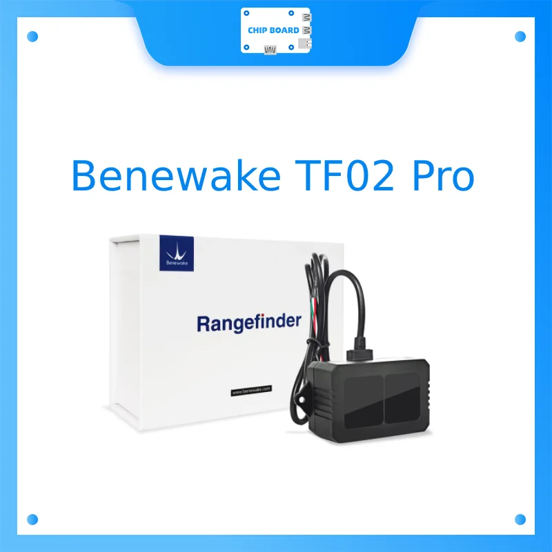 Benewake TF02 Pro sensor de distancia de rango medio, velocidad de marco de 1000 Hz y módulo Lidar de alcance de funcionamiento de 40 metros para interior/exterior/Robot