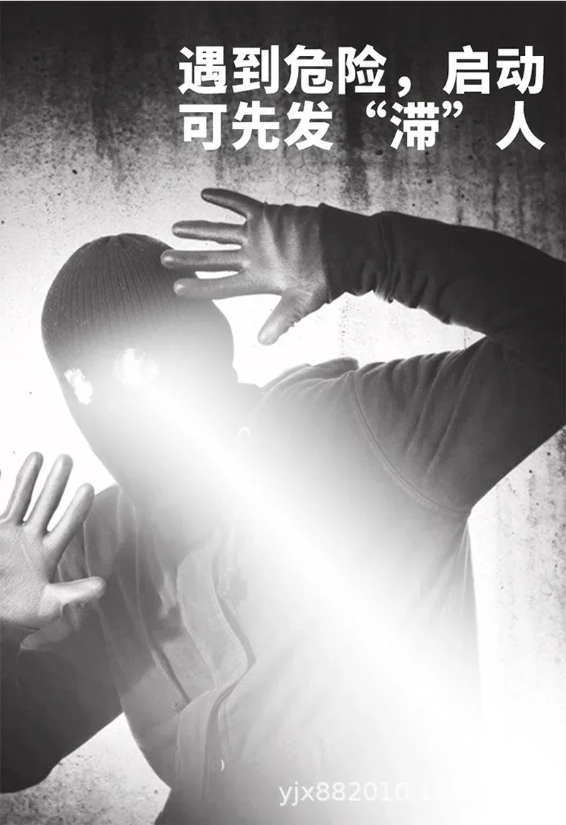 Alarma de seguridad de sirena de autodefensa para mujer llavero 130dB SOS luz LED alarma de seguridad personal - imagen 4