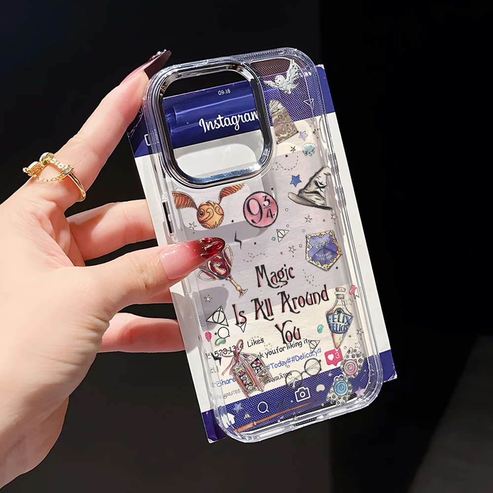 P-Potters Magic Label H-Harries funda de teléfono para Pixel 10 9 9a 8 8a Pro XL 5G funda transparente de lujo - imagen 4