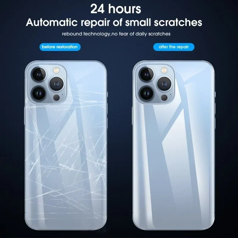 Película de hidrogel irrompible HD para iPhone 16 Pro Max Plus 16Pro, cubierta trasera para teléfono, accesorios de película protectora de bordes laterales, 1-3 uds. - imagen 5