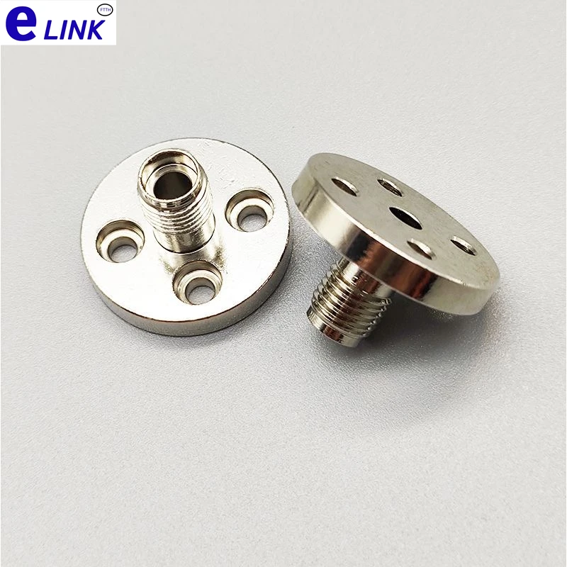 Toma SMA 5 uds para adaptador SMA905 base de asiento de fibra óptica redonda para conector acoplador SMA905 ftth, Base de soporte ftthelink - imagen 3