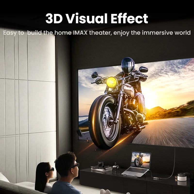 UGREEN-Adaptador USB C a 8K HDMI, Cable Convertidor para Xiaomi MacBook Pro Air, iPad Pro, Samsung Galaxy 8K/60Hz - imagen 4